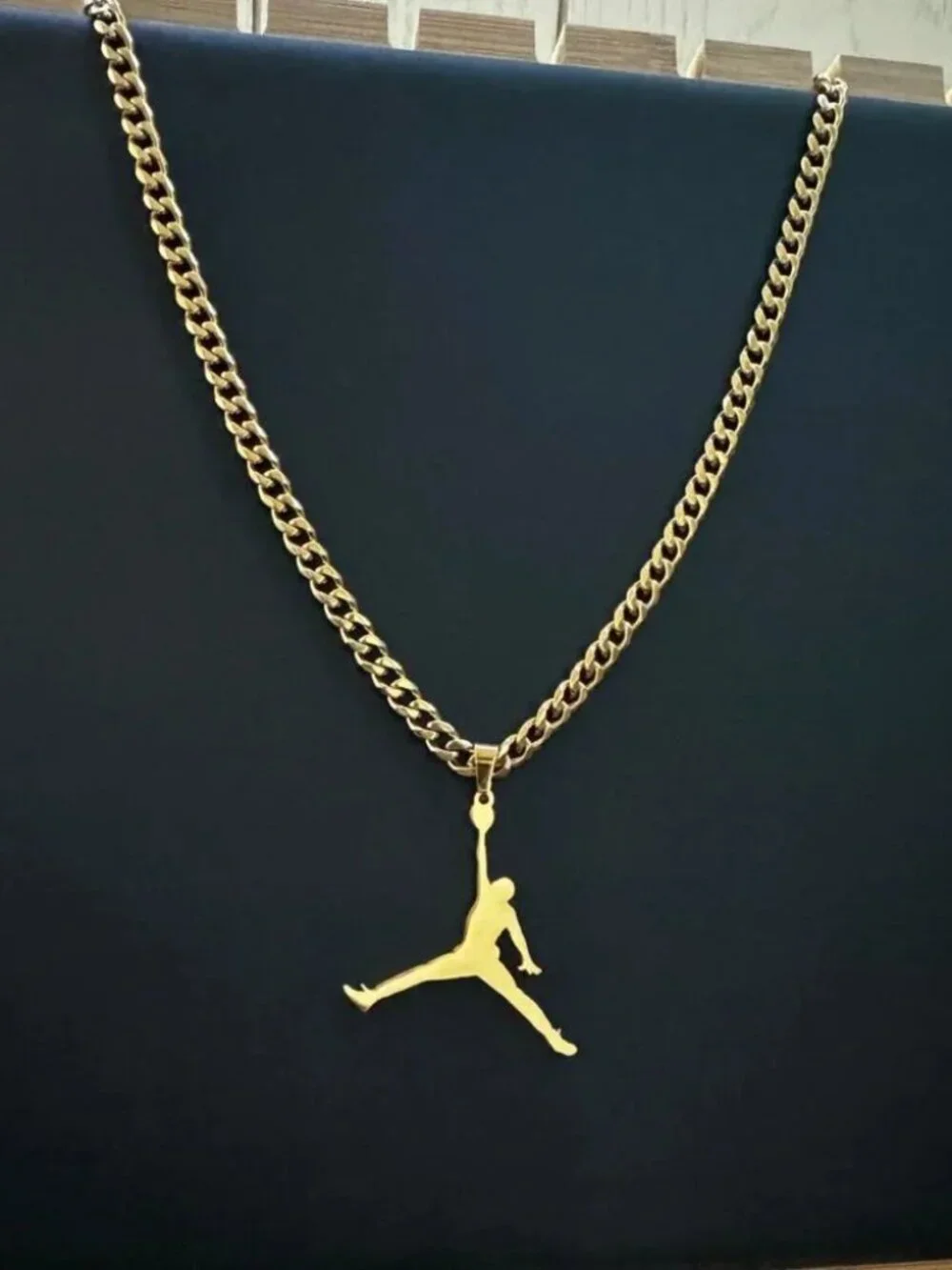 Jordan Necklace - Jordan Jumpman - 5mm Cuban - 22